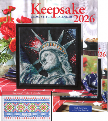 (image for) Cross Stitch & Needlework Keepsake Calendar 2026